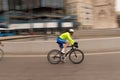 Popular biathlon race in the streets of Madrid