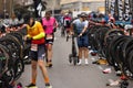 Popular biathlon race in the streets of Madrid