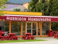 A popular burger stop at harrison hot springs, canada