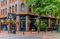 Popular Cambie Street in Gastown district of Vancouver in British Columbia Canada Royalty Free Stock Photo