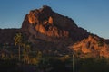 Camelback Mountain at Sunrise Royalty Free Stock Photo