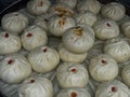 Popular Chinese food, Vegetable bun, China Royalty Free Stock Photo