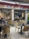 A popular coffee shop in downtown Baghdad