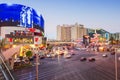 Popular and crowded area in Las Vegas