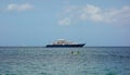 A popular cruising destination in the caribbean Royalty Free Stock Photo