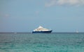 A popular cruising destination in the caribbean Royalty Free Stock Photo