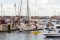 Popular danish sailing boat back after circumnavigation Royalty Free Stock Photo
