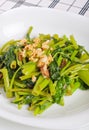 Sauteed garlic kangkong