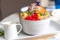 Popular Filipino desert Halohalo Royalty Free Stock Photo