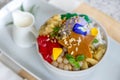 Popular Filipino desert Halohalo Royalty Free Stock Photo