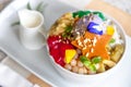 Popular Filipino desert Halohalo Royalty Free Stock Photo