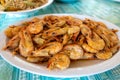 Steamed Shrimp with Garlic