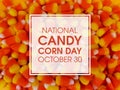 National Candy Corn Day stock images Royalty Free Stock Photo