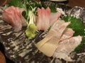 Popular Japanese food Sashimi