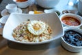 Popular Korean fried rice dish Bokk-eumbab