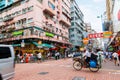 Popular Kweilin Street in Hong Kong Royalty Free Stock Photo