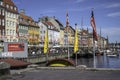 The popular Nyhavn Harbour with its colorful houses.