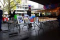 Outdoor book stall. South Bank, London. Royalty Free Stock Photo