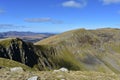 Popular ridge path to Helvellyn Royalty Free Stock Photo