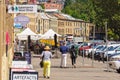 The popular Salamanca Place in Hobart