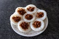 Popular Singapore Breakfast Chwee Kueh Steamed Rice Cake With Preserved Radish