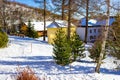 The popular ski resort in Tatranska Lomnica, High Tatras at winter Royalty Free Stock Photo