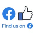 Facebook like thumbs up icons