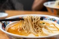 Popular southeast asia spicy noodle Laksa