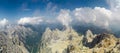 The popular starting point for attempting the ascent of Mont Blanc , France Royalty Free Stock Photo