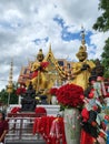 Is a popular temple that people come to pay