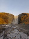 Skodafoss, Big waterfall in Iceland