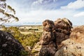 Hanging Rock in Macedon Ranges Australia Royalty Free Stock Photo