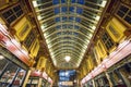 Popular tourist attraction in London - Leadenhall Market - LONDON, ENGLAND - SEPTEMBER 14, 2016 Royalty Free Stock Photo