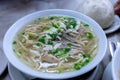 Popular Traditional Filipino noodle soup Mami Noodle