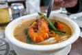 Popular Traditional Filipino soup sinigang