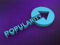 popularity word on purple