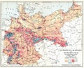 Population density in the German Empire Deutsches Kaiserreich.
