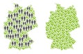 Population and Environment Germany Map