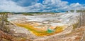 Porcelain Basin in Yellowstone national park, USA. Royalty Free Stock Photo