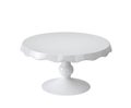 Porcelain cake stand on white