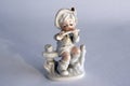 Porcelain figurine of a boy