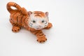 Porcelain figurine of a tiger