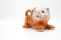 Porcelain figurine of a tiger