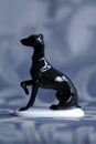 Porcelain italian greyhound statue