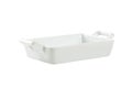 Porcelain lasagna pan with handles Royalty Free Stock Photo