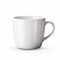 Ultra Realistic White Mug On White Background