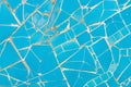 Porcelain pieces mosaic background made of broken porcelain Royalty Free Stock Photo