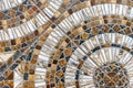 Porcelain stonewear tile of a multi-colored mosaic Royalty Free Stock Photo