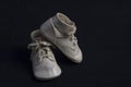 Porcelainized baby shoes