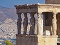 The Porch of the Caryatids, Athens, Greece Royalty Free Stock Photo